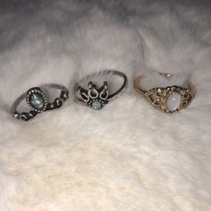 Vintage looking rings from Francesca’s